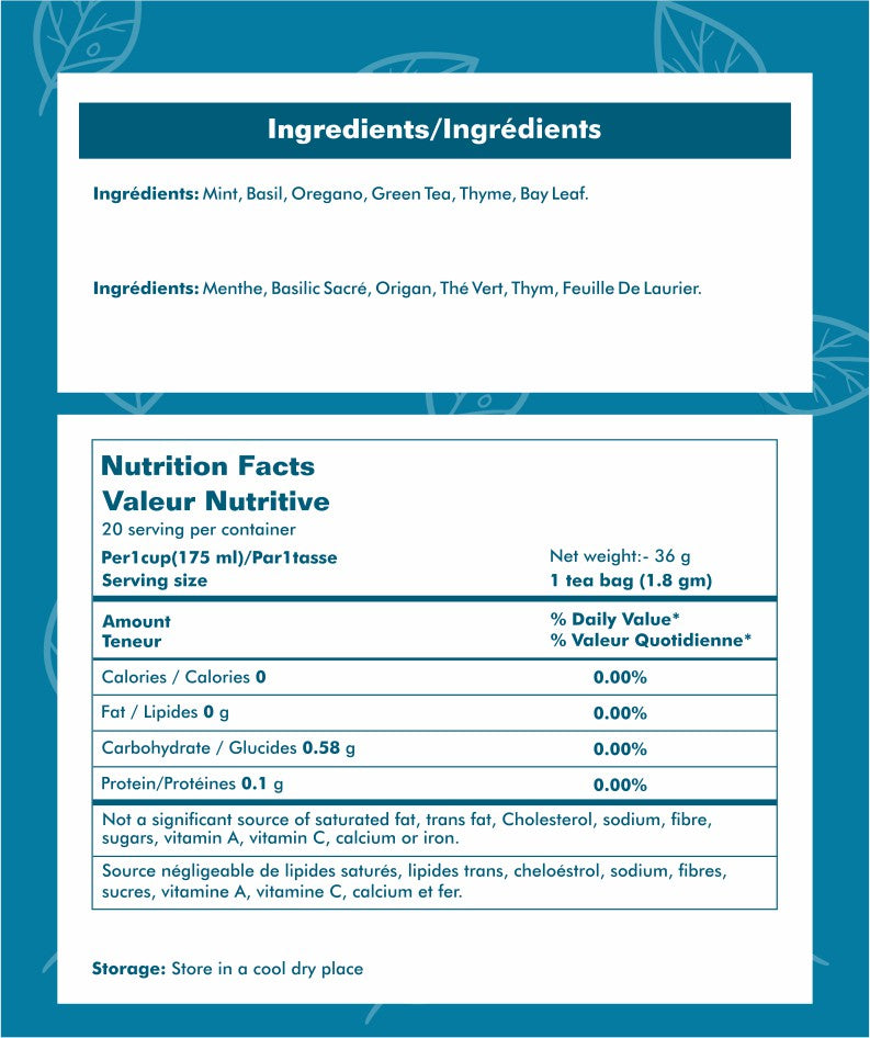 Sattvek Organics Winter Warmth Tea - Herbal Blend for Seasonal  Comfort