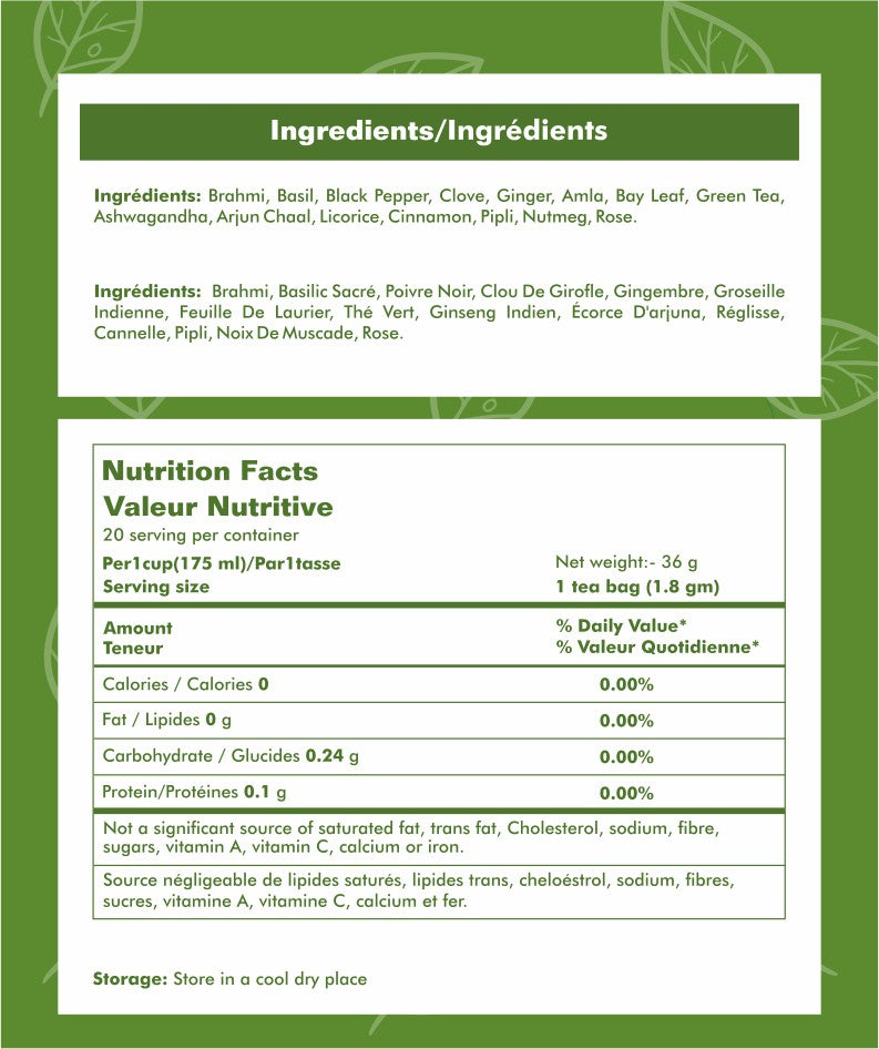 Sattvek Organics Wholesome Herbal Delight Tea - Complete Wellness Herbal  Blend