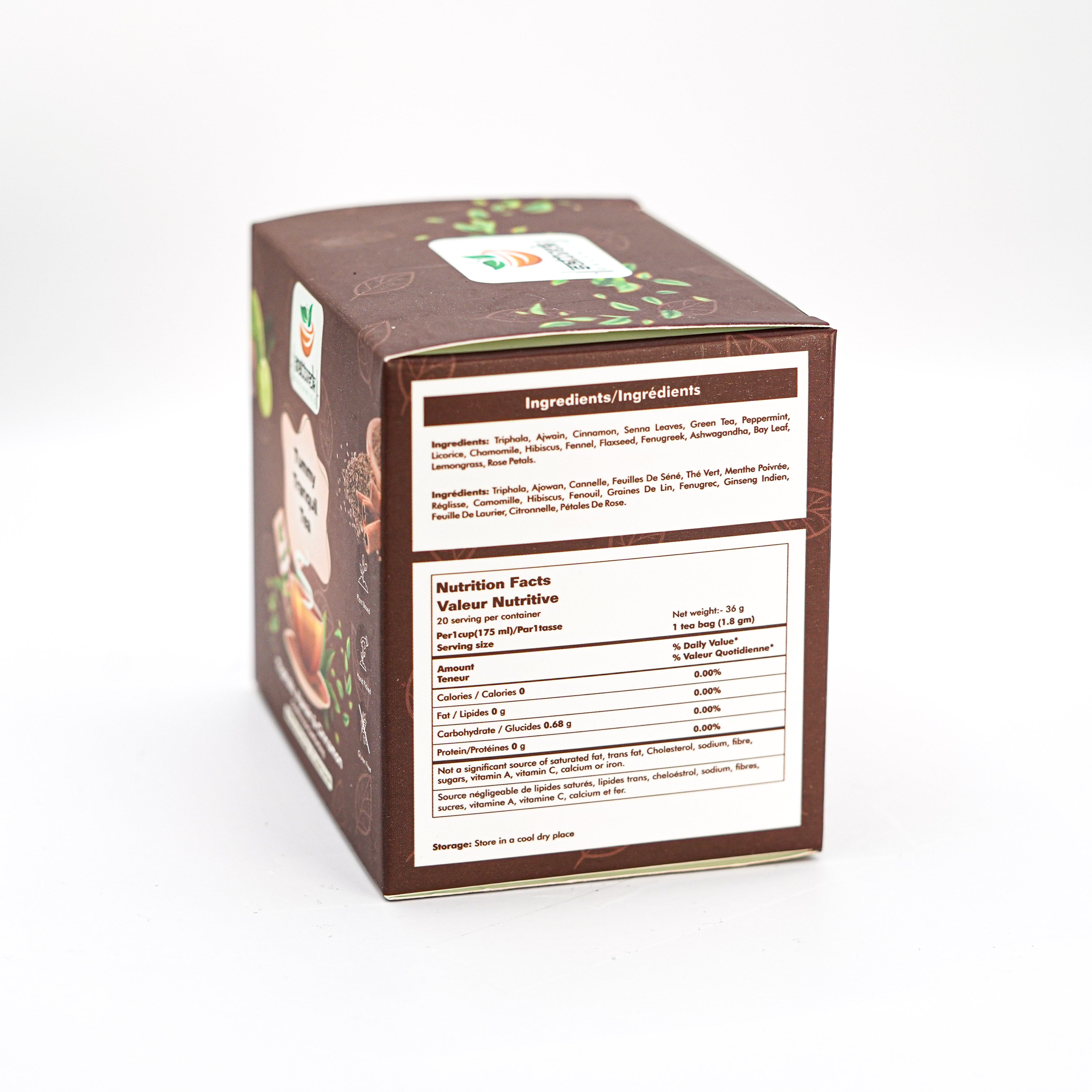 Sattvek Organics Tummy Tranquil Tea - Digestive Wellness Herbal Blend